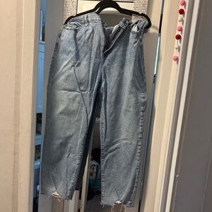 Old Navy Women's High Rise Jeans - Light Blue